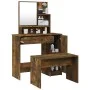 Smoked oak dressing table set 86.5x35x136 cm by vidaXL, Bedroom Dressers - Ref: Foro24-3114152, Price: 94,40 €, Discount: %