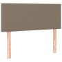 Cama box spring con colchón tela gris taupe 80x200 cm de vidaXL, Camas y somieres - Ref: Foro24-3126041, Precio: 303,77 €, De...