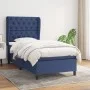 Cama box spring con colchón tela azul 80x200 cm de vidaXL, Camas y somieres - Ref: Foro24-3128163, Precio: 375,75 €, Descuent...