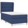 Cama box spring con colchón tela azul 80x200 cm de vidaXL, Camas y somieres - Ref: Foro24-3128723, Precio: 357,86 €, Descuent...