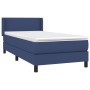 Cama box spring con colchón tela azul 80x200 cm de vidaXL, Camas y somieres - Ref: Foro24-3129511, Precio: 306,07 €, Descuent...