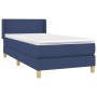 Cama box spring con colchón tela azul 80x200 cm de vidaXL, Camas y somieres - Ref: Foro24-3130071, Precio: 304,67 €, Descuent...