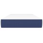 Colchón de muelles ensacados tela azul 80x200x20 cm de vidaXL, Colchones - Ref: Foro24-347680, Precio: 142,01 €, Descuento: %