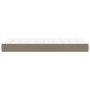 Colchón de muelles ensacados tela gris taupe 80x200x20 cm de vidaXL, Colchones - Ref: Foro24-347678, Precio: 141,61 €, Descue...