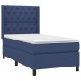 Cama box spring con colchón tela azul 80x200 cm de vidaXL, Camas y somieres - Ref: Foro24-3131631, Precio: 375,68 €, Descuent...