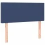 Cama box spring con colchón y LED tela azul 80x200 cm de vidaXL, Camas y somieres - Ref: Foro24-3132955, Precio: 300,55 €, De...