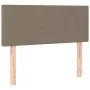 Cama box spring con colchón LED tela gris taupe 80x200 cm de vidaXL, Camas y somieres - Ref: Foro24-3132953, Precio: 298,95 €...