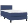 Cama box spring colchón y luces LED tela azul 80x200 cm de vidaXL, Camas y somieres - Ref: Foro24-3133035, Precio: 285,04 €, ...