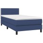 Cama box spring colchón y luces LED tela azul 80x200 cm de vidaXL, Camas y somieres - Ref: Foro24-3133035, Precio: 291,65 €, ...