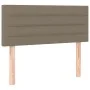 Cama box spring colchón y luces LED gris taupe 80x200 cm de vidaXL, Camas y somieres - Ref: Foro24-3133193, Precio: 294,04 €,...