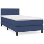 Cama box spring con colchón tela azul 80x200 cm de vidaXL, Camas y somieres - Ref: Foro24-3139855, Precio: 294,49 €, Descuent...