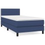 Cama box spring con colchón tela azul 80x200 cm de vidaXL, Camas y somieres - Ref: Foro24-3139935, Precio: 285,48 €, Descuent...