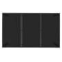 Mesa de jardín superficie de vidrio ratán PE negro 150x90x75 cm en Mesas de jardín | Comprar online en Foru.es