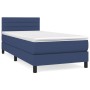 Cama box spring con colchón tela azul 80x200 cm de vidaXL, Camas y somieres - Ref: Foro24-3140095, Precio: 295,34 €, Descuent...