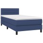 Cama box spring con colchón tela azul 80x200 cm de vidaXL, Camas y somieres - Ref: Foro24-3140095, Precio: 295,34 €, Descuent...