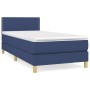 Cama box spring con colchón tela azul 80x200 cm de vidaXL, Camas y somieres - Ref: Foro24-3140495, Precio: 284,63 €, Descuent...