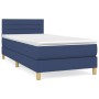 Cama box spring con colchón tela azul 80x200 cm de vidaXL, Camas y somieres - Ref: Foro24-3140655, Precio: 288,79 €, Descuent...
