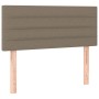 Cama box spring con colchón tela gris taupe 90x200 cm de vidaXL, Camas y somieres - Ref: Foro24-3140669, Precio: 308,30 €, De...