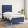 Cama box spring con colchón tela azul 80x200 cm de vidaXL, Camas y somieres - Ref: Foro24-3142535, Precio: 339,74 €, Descuent...
