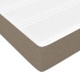 Cama box spring con colchón tela gris taupe 90x200 cm de vidaXL, Camas y somieres - Ref: Foro24-3144494, Precio: 316,79 €, De...