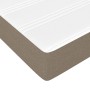 Cama box spring con colchón tela gris taupe 90x200 cm de vidaXL, Camas y somieres - Ref: Foro24-3144395, Precio: 303,87 €, De...