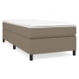 Cama box spring con colchón tela gris taupe 80x200 cm de vidaXL, Camas y somieres - Ref: Foro24-3144379, Precio: 291,90 €, De...