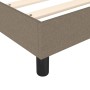 Cama box spring con colchón tela gris taupe 80x200 cm de vidaXL, Camas y somieres - Ref: Foro24-3144379, Precio: 291,90 €, De...
