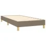 Box spring bed with taupe gray fabric mattress 80x200 cm by vidaXL, Beds and slatted bases - Ref: Foro24-3144131, Price: 274,...