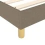 Box spring bed with taupe gray fabric mattress 80x200 cm by vidaXL, Beds and slatted bases - Ref: Foro24-3144131, Price: 274,...