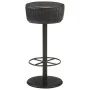 Taburete de cocina de cuero auténtico negro de vidaXL, Taburetes de cocina - Ref: Foro24-321872, Precio: 121,80 €, Descuento: %