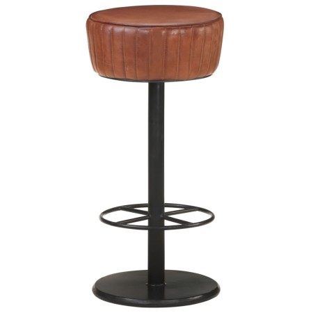 Taburete de cocina de cuero auténtico marrón de vidaXL, Taburetes de cocina - Ref: Foro24-321871, Precio: 122,49 €, Descuento: %