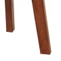Taburetes de cocina 2 uds cuero auténtico madera maciza acacia de vidaXL, Taburetes de cocina - Ref: Foro24-348165, Precio: 1...