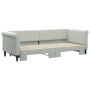 Sofá cama nido terciopelo gris claro 80x200 cm de vidaXL, Camas y somieres - Ref: Foro24-3197764, Precio: 250,63 €, Descuento: %