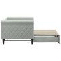 Sofá cama nido terciopelo gris claro 80x200 cm de vidaXL, Camas y somieres - Ref: Foro24-3197764, Precio: 250,63 €, Descuento: %