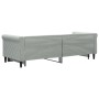 Sofá cama nido terciopelo gris claro 80x200 cm de vidaXL, Camas y somieres - Ref: Foro24-3197764, Precio: 250,63 €, Descuento: %