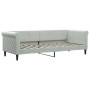 Sofá cama nido terciopelo gris claro 80x200 cm de vidaXL, Camas y somieres - Ref: Foro24-3197764, Precio: 250,63 €, Descuento: %
