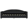 Sofá cama nido con cajones tela negro 90x200 cm de vidaXL, Camas y somieres - Ref: Foro24-3197226, Precio: 296,87 €, Descuent...