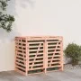 Cobertizo doble para cubos de basura madera de abeto Douglas de vidaXL, Soportes para contenedores de residuos - Ref: Foro24-...