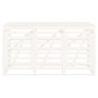 Cobertizo triple para cubos de basura madera maciza pino blanco de vidaXL, Soportes para contenedores de residuos - Ref: Foro...