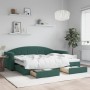 Sofá cama nido con cajones terciopelo verde oscuro 80x200 cm de vidaXL, Camas y somieres - Ref: Foro24-3197344, Precio: 286,3...