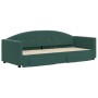 Sofá cama nido con cajones terciopelo verde oscuro 80x200 cm de vidaXL, Camas y somieres - Ref: Foro24-3197344, Precio: 286,3...