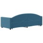 Sofá cama nido con cajones terciopelo azul 80x200 cm de vidaXL, Camas y somieres - Ref: Foro24-3197341, Precio: 284,10 €, Des...
