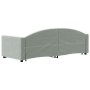 Sofá cama nido con cajones terciopelo gris claro 80x200 cm de vidaXL, Camas y somieres - Ref: Foro24-3197342, Precio: 288,78 ...