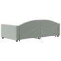 Sofá cama nido con cajones terciopelo gris claro 90x200 cm de vidaXL, Camas y somieres - Ref: Foro24-3197349, Precio: 278,92 ...