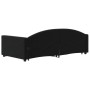 Sofá cama nido con cajones terciopelo negro 90x200 cm de vidaXL, Camas y somieres - Ref: Foro24-3197353, Precio: 280,15 €, De...