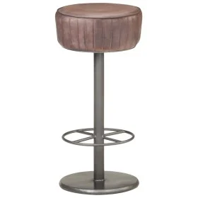 Antique Brown Genuine Leather Kitchen Stool by vidaXL, Kitchen stools - Ref: Foro24-321873, Price: 122,97 €, Discount: %