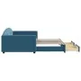 Sofá cama nido con cajones terciopelo azul 100x200 cm de vidaXL, Camas y somieres - Ref: Foro24-3197355, Precio: 291,77 €, De...