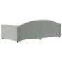 Sofá cama nido con cajones terciopelo gris claro 100x200 cm de vidaXL, Camas y somieres - Ref: Foro24-3197356, Precio: 300,24...