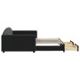 Sofá cama nido con cajones terciopelo negro 100x200 cm de vidaXL, Camas y somieres - Ref: Foro24-3197360, Precio: 313,92 €, D...