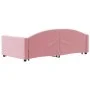 Sofá cama nido con cajones terciopelo rosa 100x200 cm de vidaXL, Camas y somieres - Ref: Foro24-3197359, Precio: 304,38 €, De...